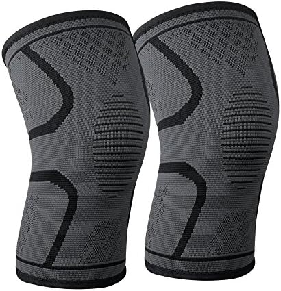 LittlejianCompression Knee Sleeve,Best Knee Brace Support for Sports,Running,Jogging,Basketball,Joint Pain Relief,Arthritis and Injury Recovery&More,Men and Women(2 Piece-Small)