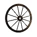 Zeckos 24 Inch Diameter Wooden Wagon Wheel Decorative Wall Hanging