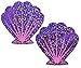 Glittering Purple and Pink Mermaid Seashell Nipple Pasties by Pastease o/s