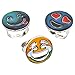 3 Pack of Emoticon Face Color Changing MOOD RINGS with Adjustable Band - Assorted Smiley Emoticon Mood Rings
