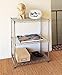 Seville Classics 3-Tier UltraZinc Shelving Cart, 13