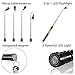 Stalwart 75-WL2037 Extendable Flashlight with Telescoping Magnet Pickup, 3 LED, 18 SMD-Water Resistant Work Light with Pick Up Tool