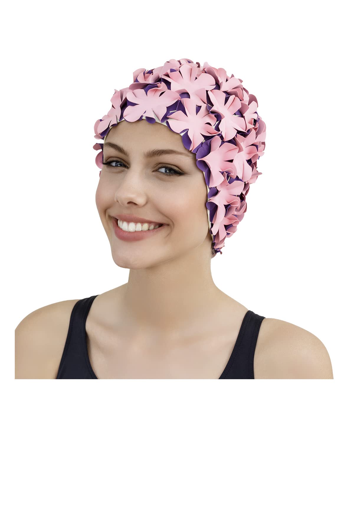 Fashy 3191 Pink Rubber Flower Cap
