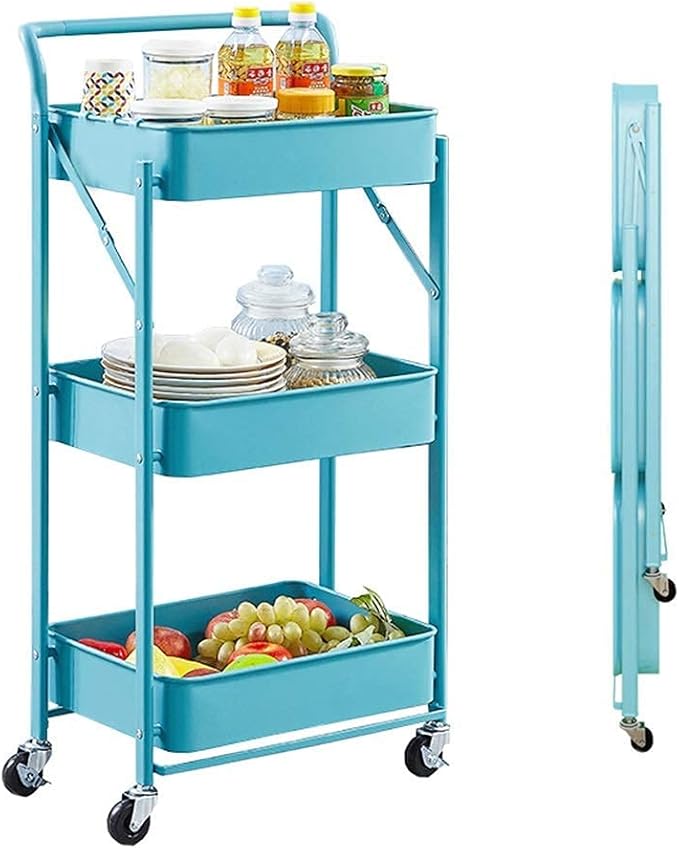 Special/Simple Storage Trolley on Wheels, Kitchen Storage Trolleys, 3