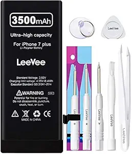2350mAh Battery Replacement for iPhone 7, LeeVee High Capacity 0 Cycle A1660, A1778, A1779 Li-Polymer Battery with Repair Tools Kits and Instructions