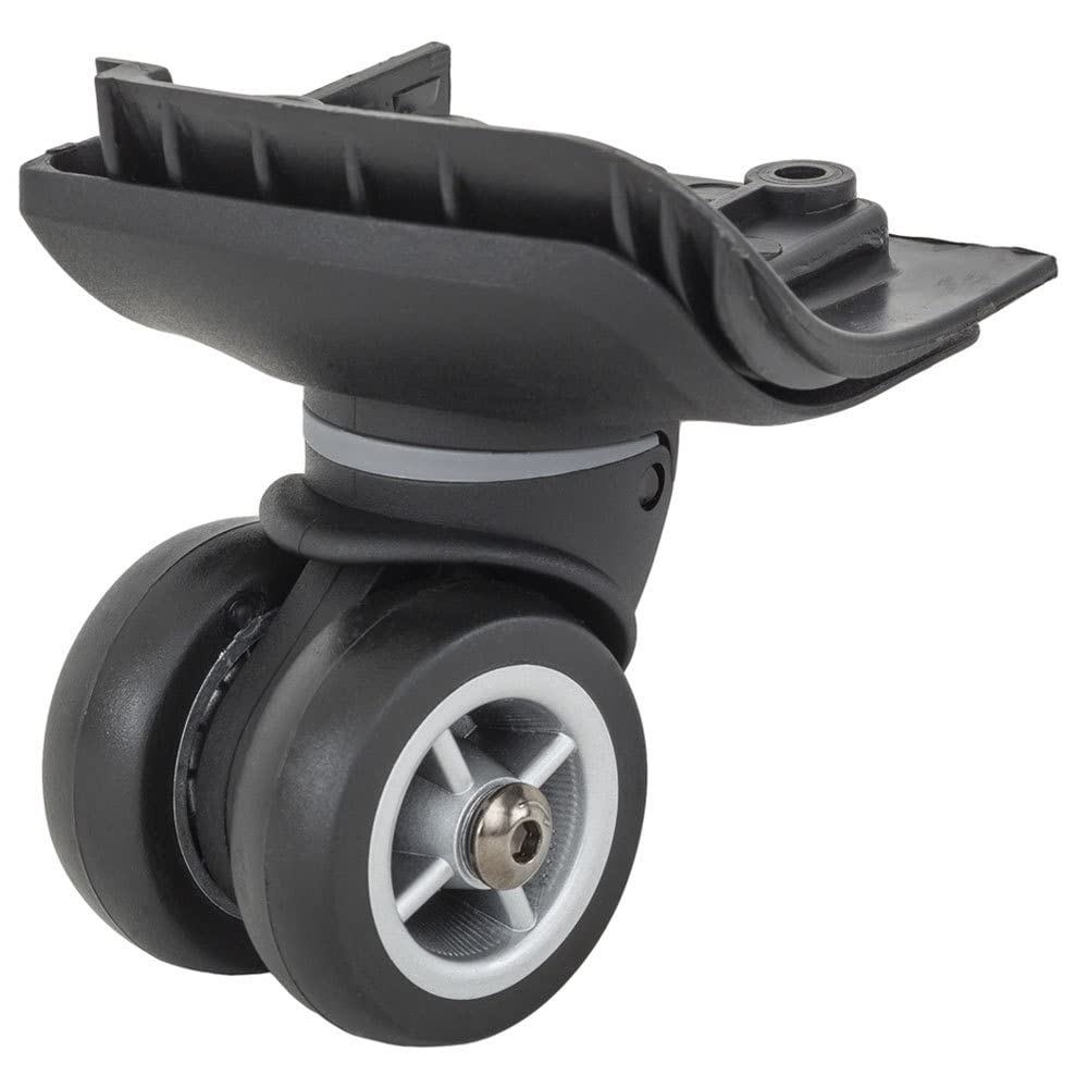 Vaude replacement wheels for trolleys (Timok 65/90), front left replacement part, black, one size