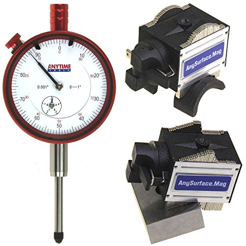 Anytime Tools Dial Indicator 1"/0.001" Flexible Arm Uneven Surface