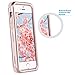ULAK iPhone SE Case Rose Gold,iPhone 5S Case,iPhone 5 Case, Hybrid Shockproof Hard PC+Soft Silicone Anti-Slip Durable Dust Scratch Protective Cover for Apple iPhone SE/5S/5,Rose Gold