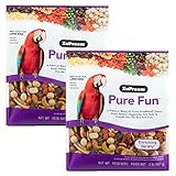 ZuPreem Pure Fun Bird Food, Available for Various Sizes, 4LB - Large Birds