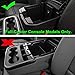 JKCOVER Center Console Organizer Tray Compatible with 2019 Chevy Silverado 1500/GMC Sierra 1500 and 2020 Chevy Silverado/GMC Sierra 1500/2500/3500 HD Accessories - Full Cebter Console Models ONLY