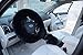BELLESIE 3pcs 1 Set Soft Fluffy Plush Australian Wool Car Steering Wheel Cover with Handbrake Cover & Gear Shift Cover for 14.96