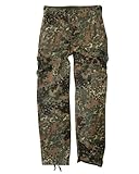 Mil-Tec Men's Us Army Ranger Trousers Work Combat Military Casual Pants Flecktarn