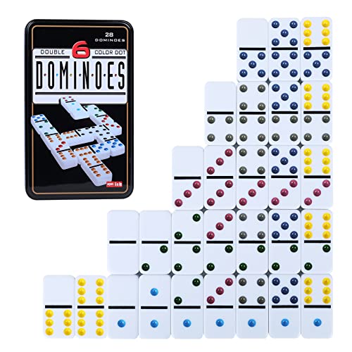 Dominoes 6 + Tin Box