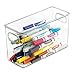 mDesign Plastic Office Storage Bins with Handles, 10