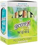 Germ-X Antibacterial Hand Wipes Designer Pack - 7 packs - 140 Total Wipes