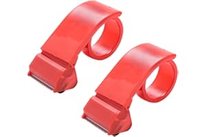 Gatuida 2pcs Heavy Duty Handheld Tape Dispenser Sealing Cutter for Warehouse Packaging and Box Taping