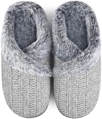 Homitem Fuzzy Slippers for Women Indoor and Outdoor Fluffy Bedroom - Main Image