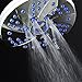 Aquadance Antimicrobial 6-Setting Shower Head, Soft Purple/Chrome, 6