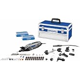 Dremel 4300-9/64 Versatile Rotary Tool Kit with Flex Shaft | Metal and wood engraver and etching tool kit, includes 9 attachments and 64 accessories, also ideal for sanding and polishing