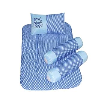 Oscar Home Born Baby Bedding Set With Mattresses Neck Pillow