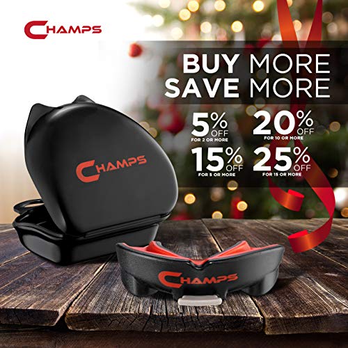 Champs Breathable Mouthguard for Boxing, Jiu Jitsu, MMA, Muay Thai