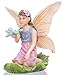 Joykick Fairy Garden Fish Pond Kit - Miniature Hand Painted Figurine Statues with Accessories - Set of 4pcs for Your House or Lawn Decor