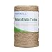 Tenn Well Natural Jute Twine, 2ply 656 Feet Arts and Crafts Jute Rope Industrial Packing Materials Packing String For DIY Crafts, Festive Decoration and Gardening Applications