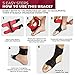 Plantar Fasciitis Night Splint and Support: Adjustable Splints for Achilles Tendon, Drop Foot and Heel Pain Relief - Ankle Brace/Stretcher Supports Arch - Wrap to Improve Tendonitis or Other Injury