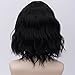 Amback Probeauty Sweety Collection Lolita 40CM Short Curly Women Lolita Anime Cosplay Wig + Wig Cap (Black)…