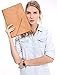 Plemo Laptop Sleeve Case Compatible with 13-13.3 inch MacBook Pro, MacBook Air, Notebook Computer, Water-Resistant PU Leather Protective Case Cover, Brown (11-11.6 Inch)