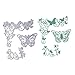 Metal Cutting Dies Stencil Template Mould for DIY Scrapbook Album Paper Card (3 pcs Butterfly Dies)