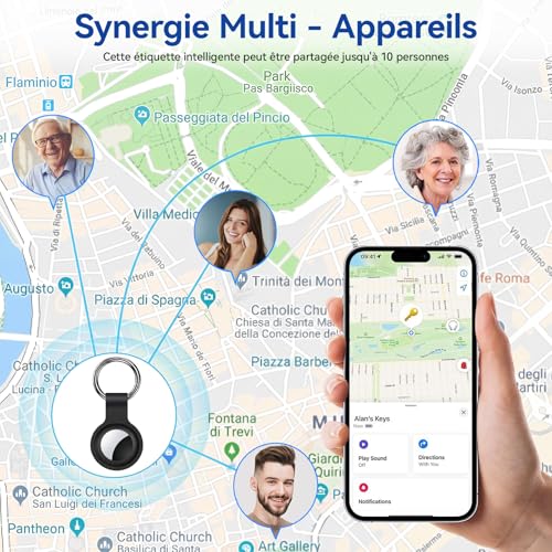 Car GPS Tracker, 2026 New Car GPS Tracker for Android y iOS, Magnetic Car Tracker without Subscription, Invisible Bluetooth Smart Tag for Motorcycle/Wagons/Bike