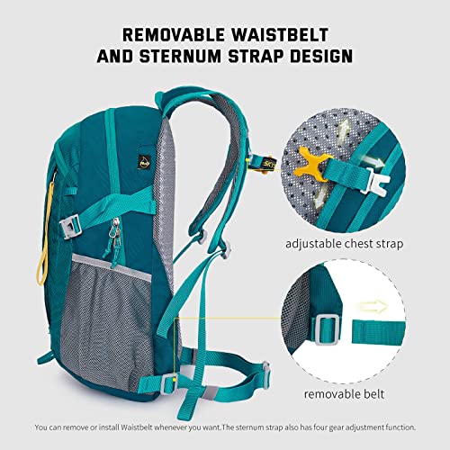 SKYSPER LANTC 20 Lightweight Hiking Backpack, 20 l, Small Rucksack with Back Ventilation, Trekking Backpack Made of Breathable 3D Air Mesh, Polyester, Camping, Outdoor, Hiking Backpack | Trekking backpack made of breathable 3D air mesh polyester hiking day trips travel camping outdoors