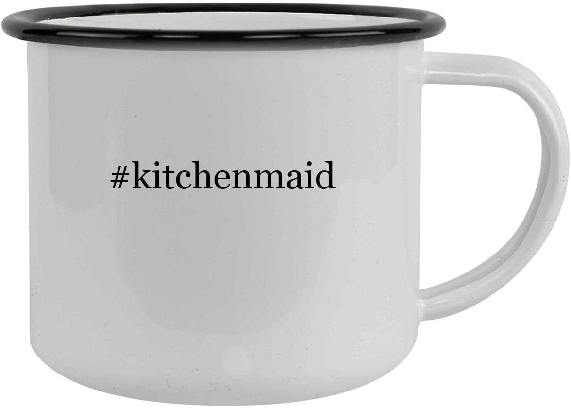 #kitchenmaid - 12oz Hashtag Camping Mug Stainless Steel, Black