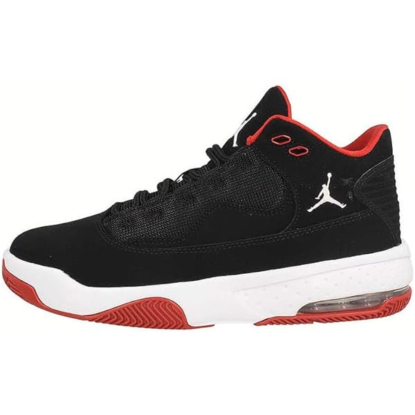Amazon.com | Jordan Max Aura 2 Big Kid Shoes, White/Gym Red-Black