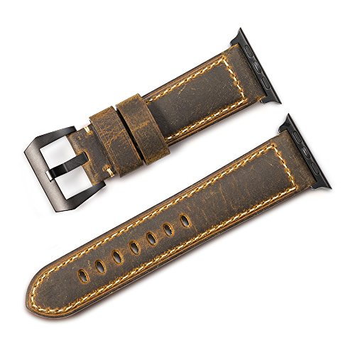 Istrap italian leather vintage watch band replacement f…