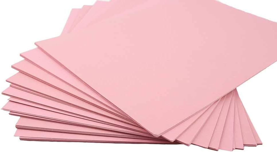 House of Card & Paper Pastel Pink A4 220gsm Coloured Card Pack 100 Sheets HCP140