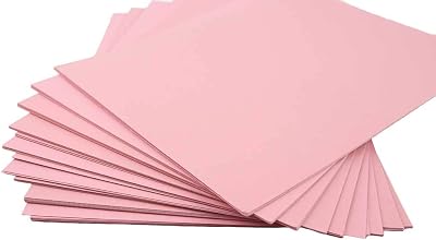 House of Card & Paper Pastel Pink A4 220gsm Coloured Card Pack 100 Sheets HCP140