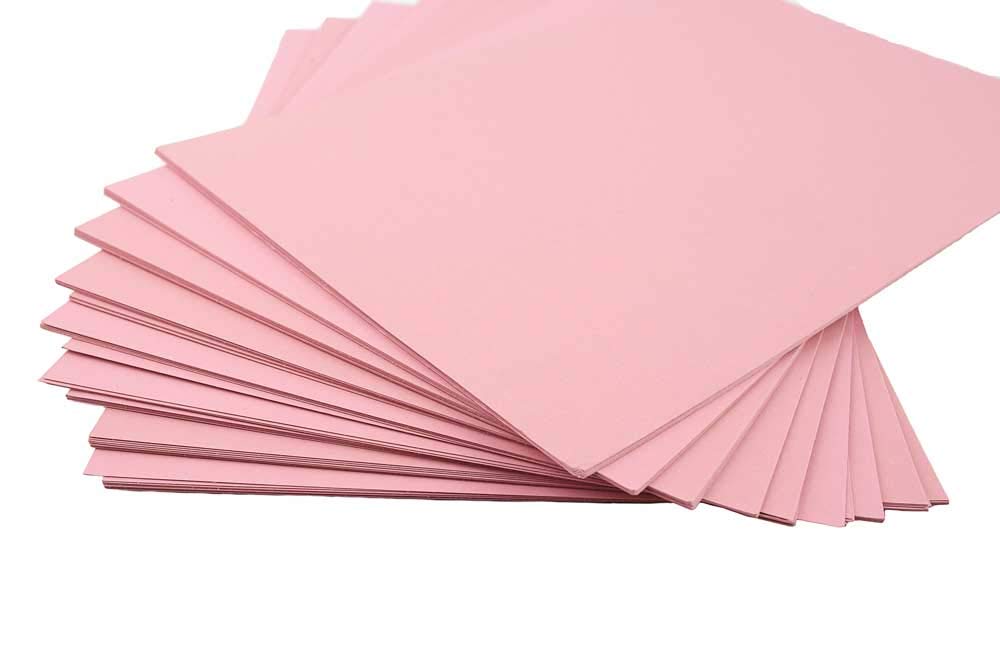 House of Card & Paper A4 220 GSM Coloured Card - Pastel Pink (Pack of 100 Sheets), HCP140