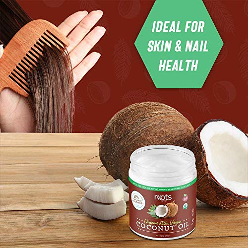 Roots Circle USDA Organic Extra Virgin Coconut Oil Organic Shortlist