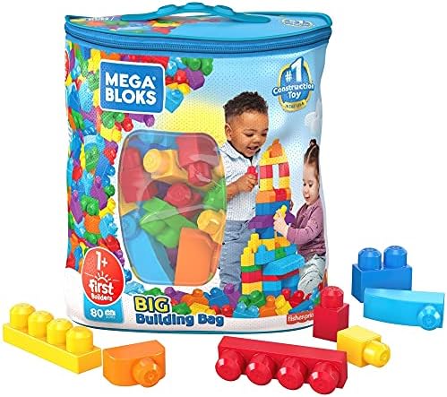 Mega Bloks 80-Piece Big Building Bag 