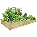 Greenes Fence Original Cedar Raised Garden Bed, 4' x 8' x 7-10.5