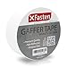 XFasten White Gaffers Tape 2 Inch x 30 Yards Residue-Free White Gaffer Tape 2 Inch Non-Reflective Matte Gaff Tape for Photography, Floor Marking, Wall Gaffing, Console Labels