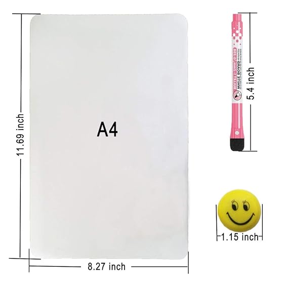 Qualsen - Pizarra magnética para frigorífico, Pizarra Blanca para ...