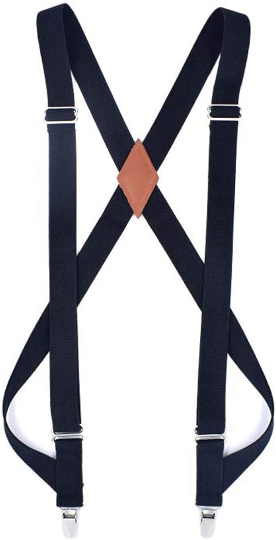 Solid Color Strap Elastic Elastic Adjustable Strap Shirt Suspenders