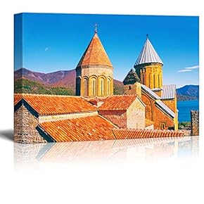 Ancient Fortress Ananuri in Georgia Country Europe