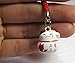 Fengshui Lucky White Maneki Neko Cat Bell 5/8