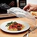 TFM Clear Magnetic| Microwave Plate Cover, Hover Magnetic Function, Convenient and Safe with Steam Vent, Prevents Splatter, Food-Grade PP Material| BPA-Free, FDA-Certified|Dishwasher-Safe