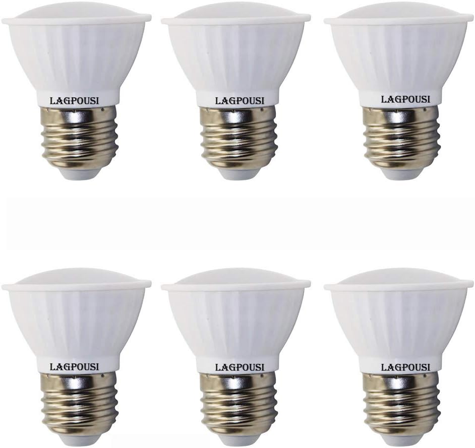 LAGPOUSI (6PACK R14 3Watt E26 Base R16 Not Dimmable LED