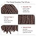 Spring Twist Hair 8 Inch Spring Twist Crochet Hair 6 Packs Spring Twist Braiding Hair For Butterfly Locs Soft Locs Low Temperature Synthetic Fiber Fluffy Hair Extensions (8 Inch,30#)